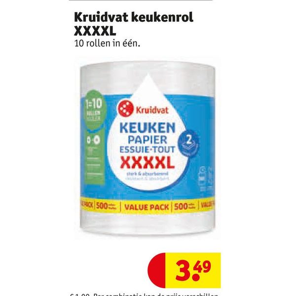 Kruidvat keukenrol XXXXL