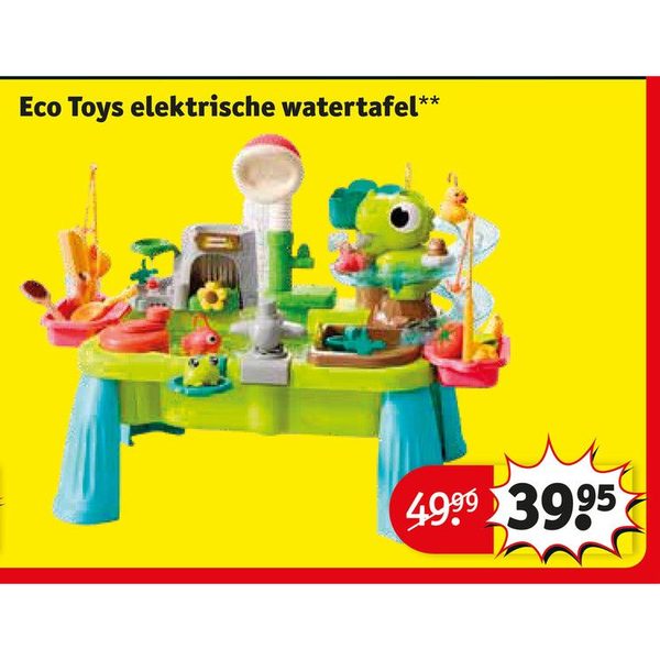 Eco Toys elektrische watertafel