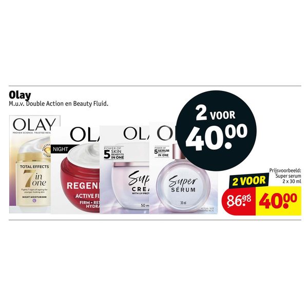 Olay dag-, nacht- en oogcrème