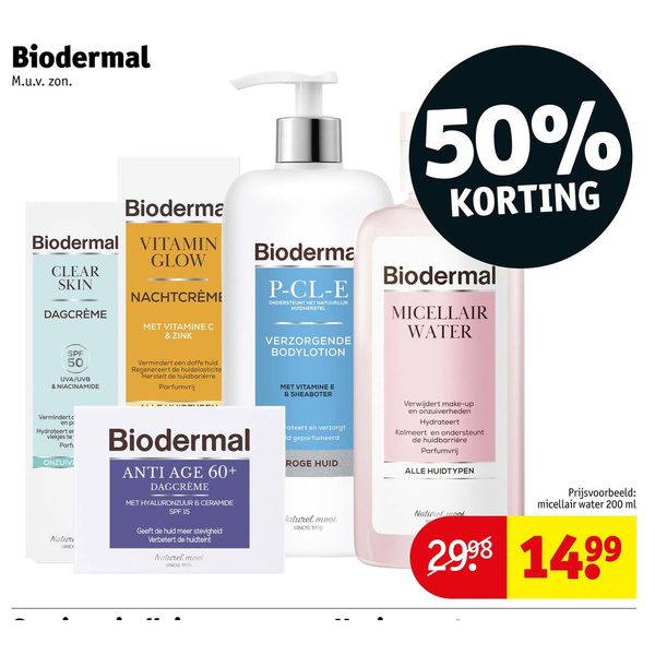 Biodermal gezichtsverzorging