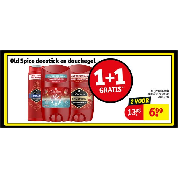 Old Spice deostick en douchegel