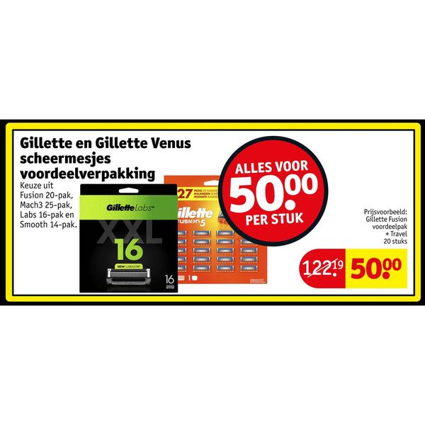 Gillette en Gillette Venus scheermesjes voordeelverpakking