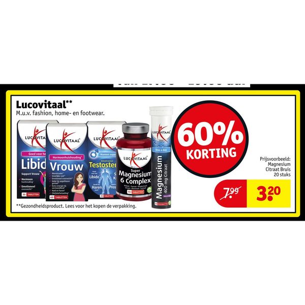 Lucovitaal supplementen