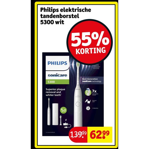 Philips elektrische tandenborstel 5300 wit