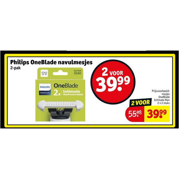 Philips OneBlade navulmesjes