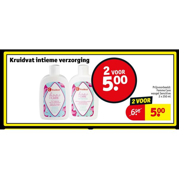 Kruidvat intieme verzorging