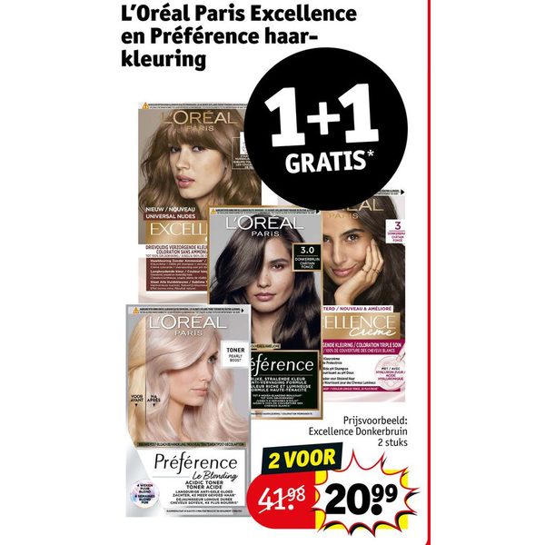 L'Oréal Paris Excellence en Préférence haar-kleuring