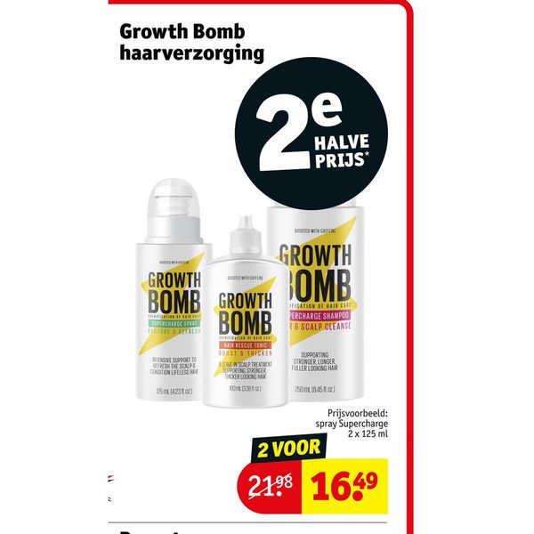 Growth Bomb haarverzorging