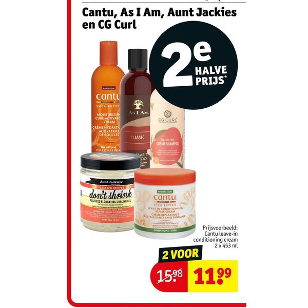 Cantu, As I Am, Aunt Jackies en CG Curl