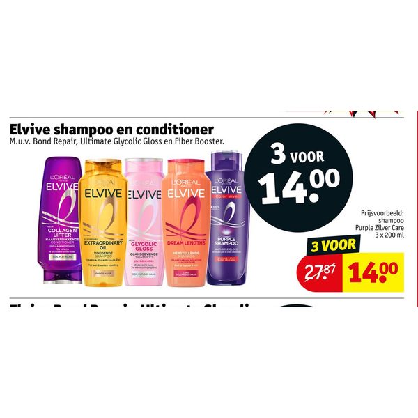 Elvive shampoo en conditioner