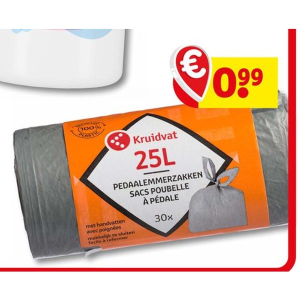 Kruidvat Pedaalemmerzakken