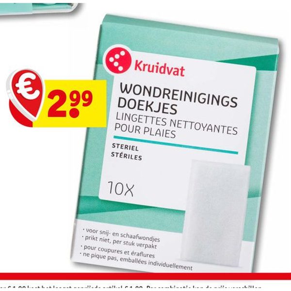 Wondreinigingsdoekjes