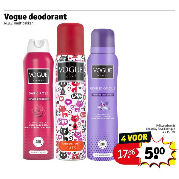 Vogue deodorant