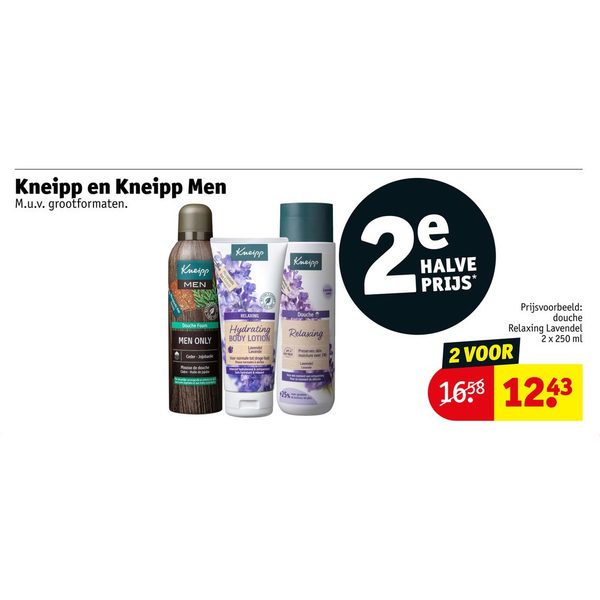 Kneipp en Kneipp Men doucheproducten