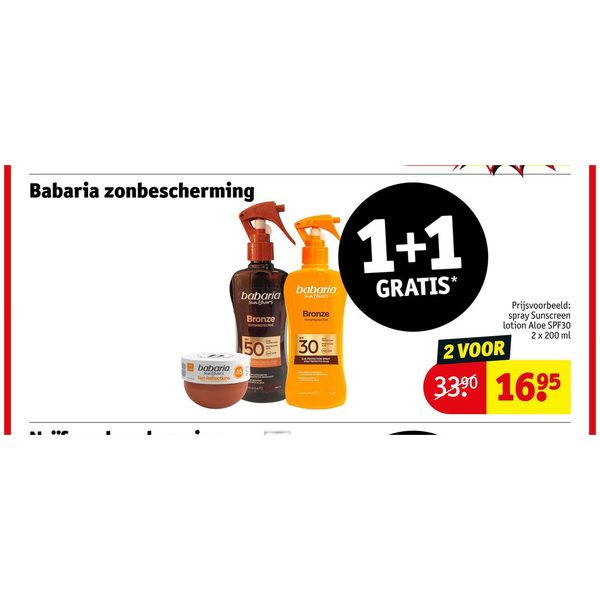 Babaria zonbescherming