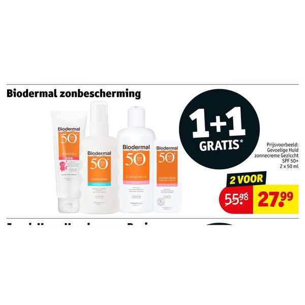 Biodermal zonbescherming