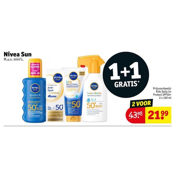 Nivea Sun zonbescherming