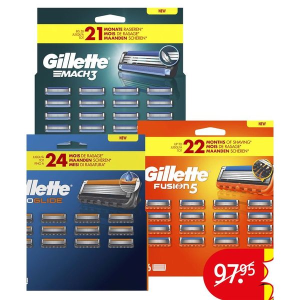 Gillette scheermesjes voordeelverpakking