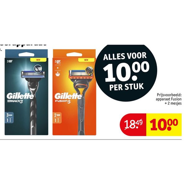 Gillette scheerapparaat