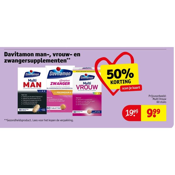 Multivitamine supplementen