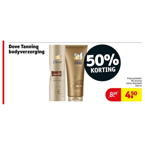 Dove Tanning bodyverzorging