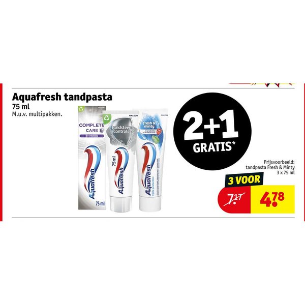 Aquafresh tandpasta