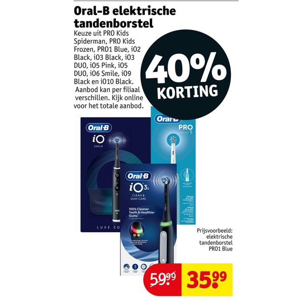 Oral-B elektrische tandenborstel
