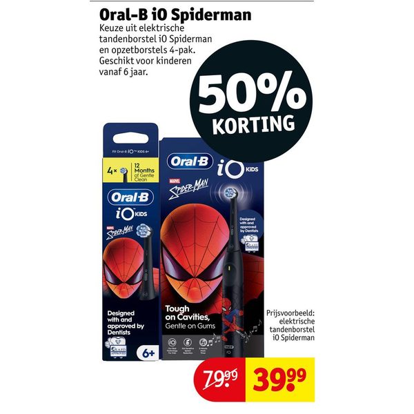 iO Spiderman elektrische tandenborstel