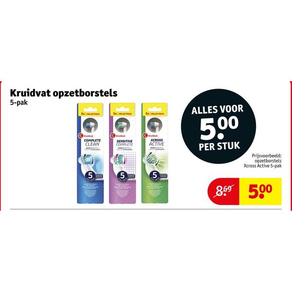 Kruidvat opzetborstels