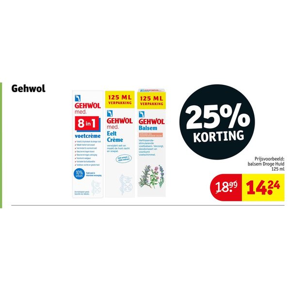 Gehwol voetverzorging