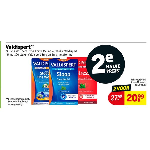 Valdispert supplementen