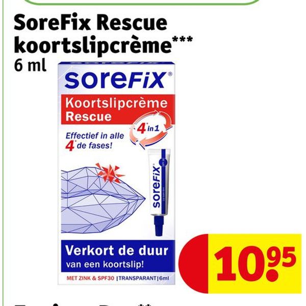 SoreFix Rescue koortslipcrème