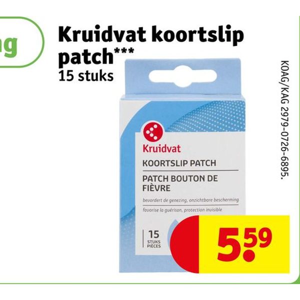 Kruidvat koortslip patch
