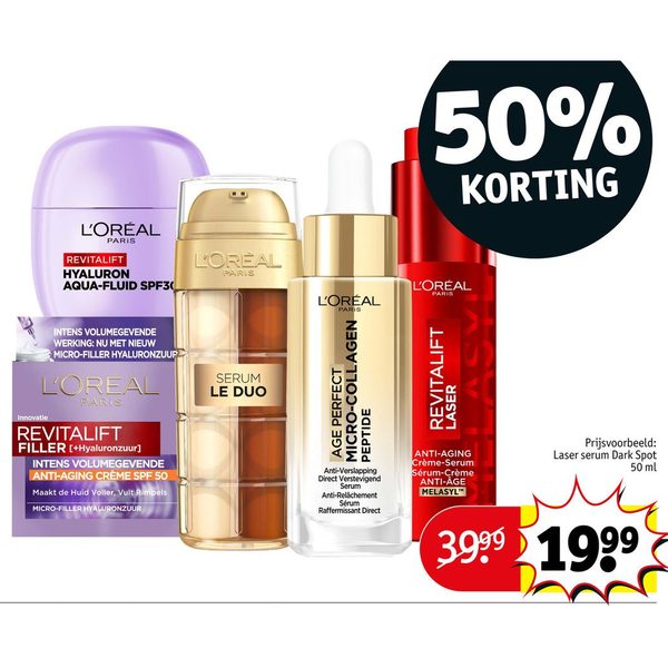 L'Oreal Paris Revitalift/Age Perfect gezichtsverzorging