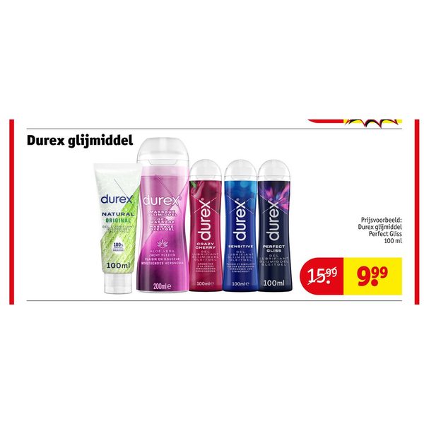 Durex glijmiddel