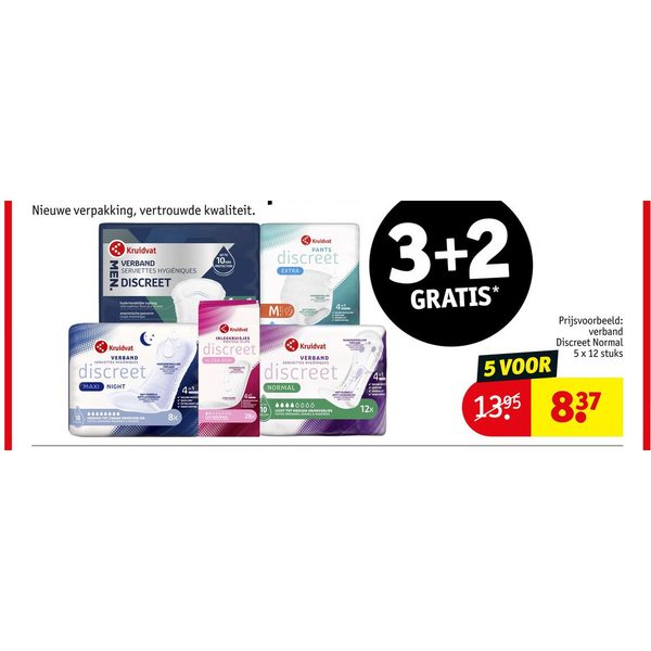 Kruidvat Incontinentie assortiment