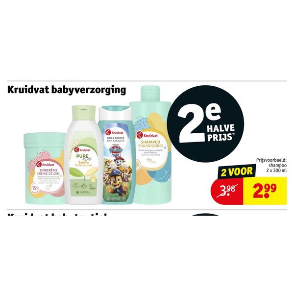 Kruidvat babyverzorging