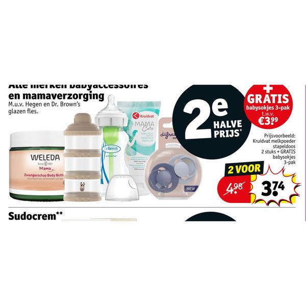 Babyaccessoires en mamaverzorging