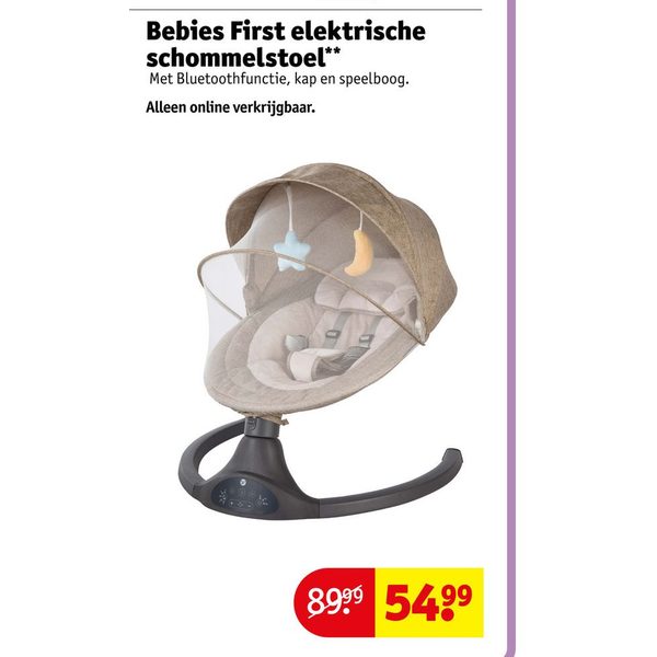 Bebies First elektrische schommelstoel