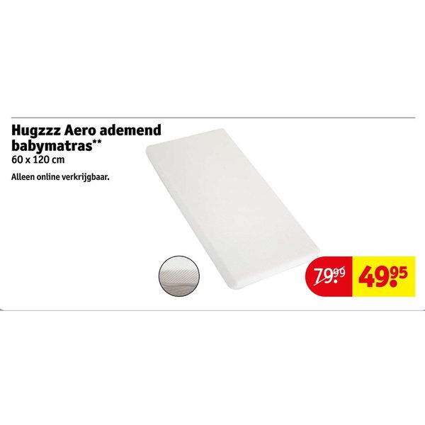 Hugzzz Aero ademend babymatras