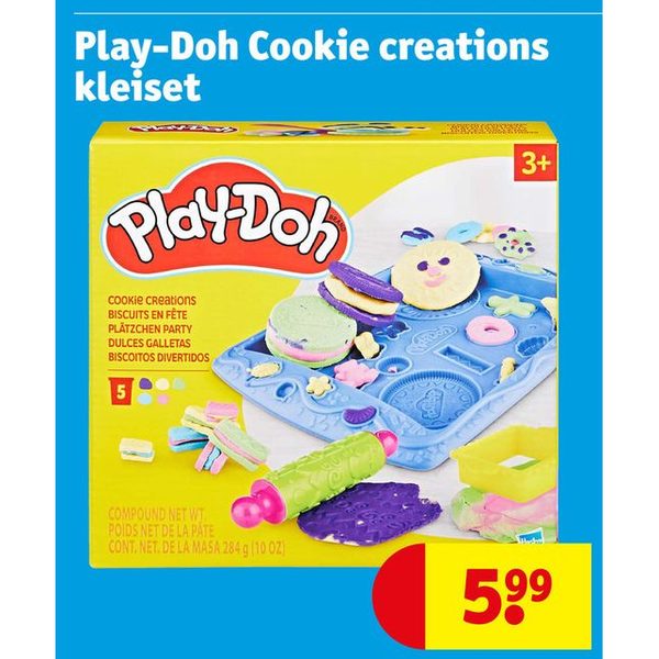 Play-Doh Cookie creations kleiset