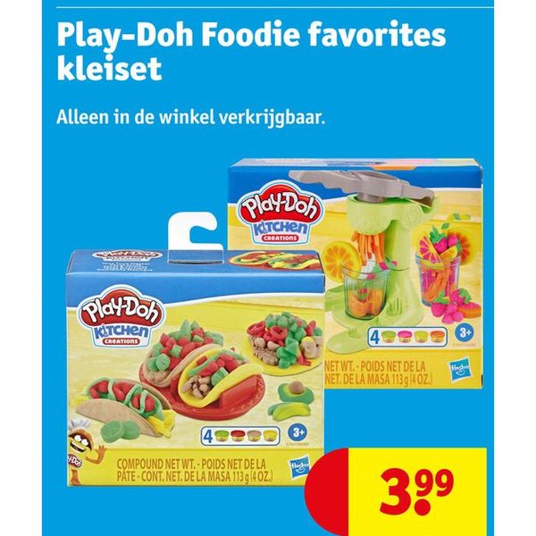 Play-Doh Foodie favorites kleiset