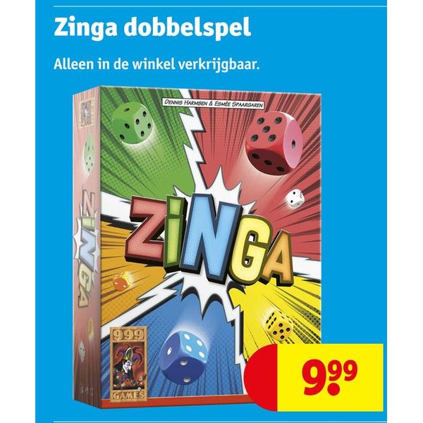 Zinga dobbelspel