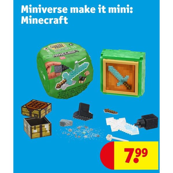 Miniverse make it mini: Minecraft