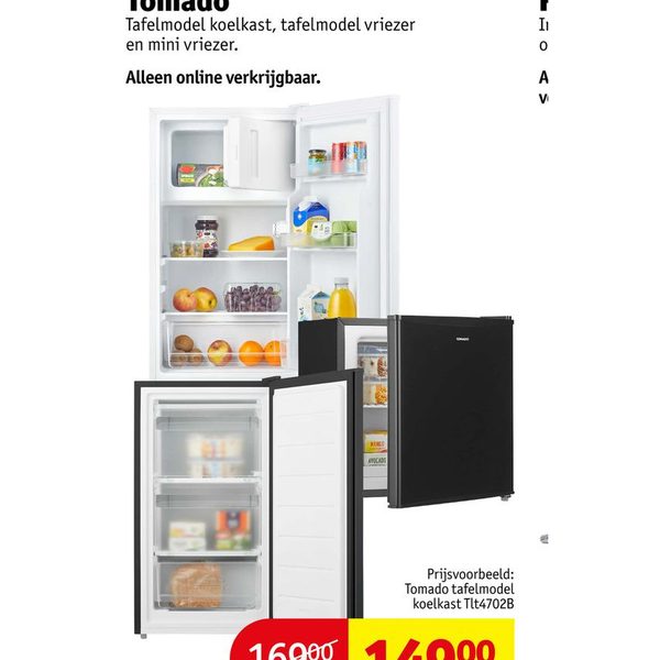 Tomado Tafelmodel koelkast