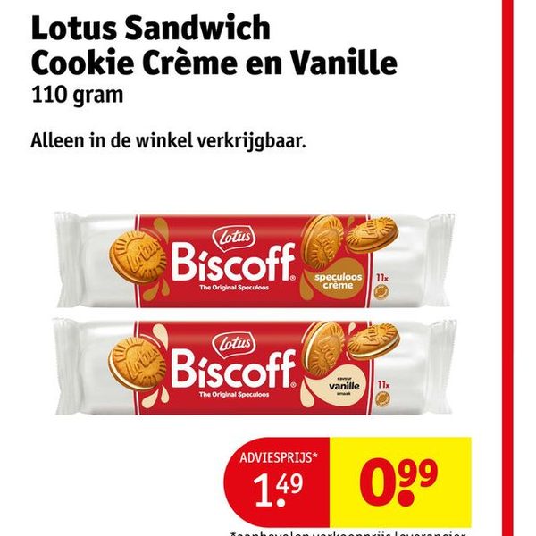 Lotus Sandwich Cookie