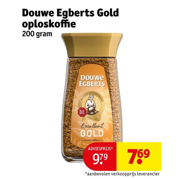 Douwe Egberts Gold oploskoffie