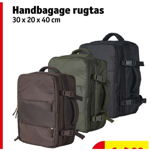 Handbagage rugtas