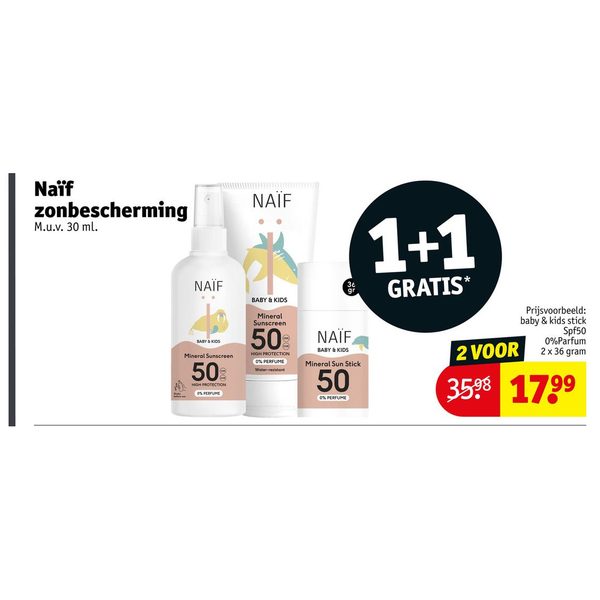 Naïf zonbescherming