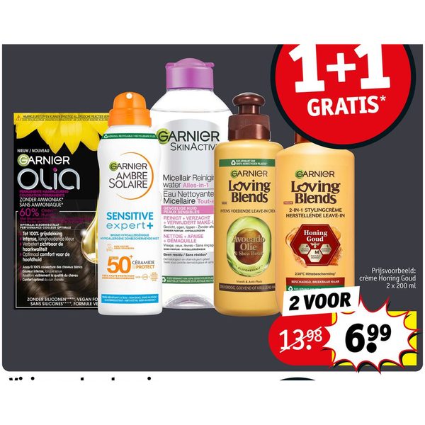 Garnier haar- en huidverzorging assortiment